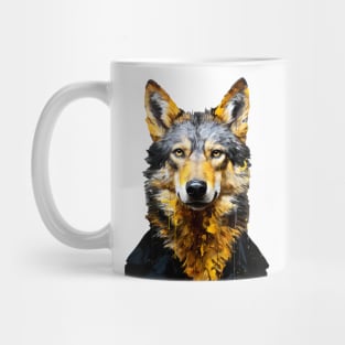 Wolf animal art #wolf Mug